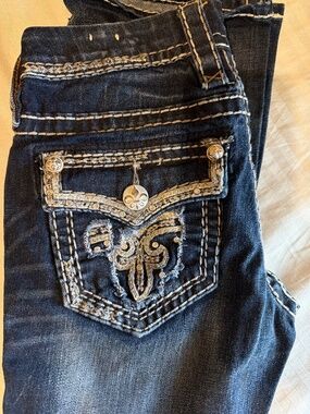 Jean Rock Revival Slim Boot / Ava